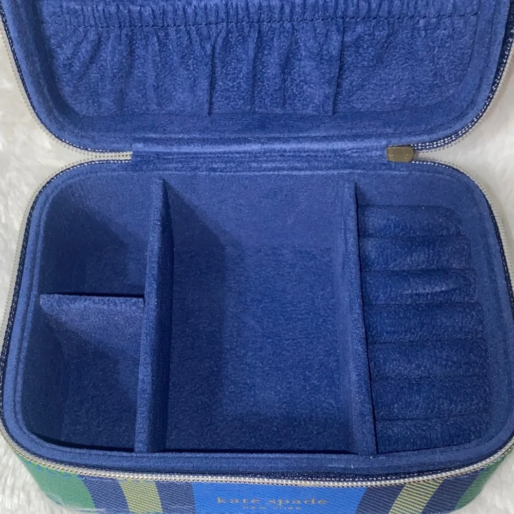 Kate Spade"Grand Plaid Duo" Jewelry Organizer - Picture 10 of 13